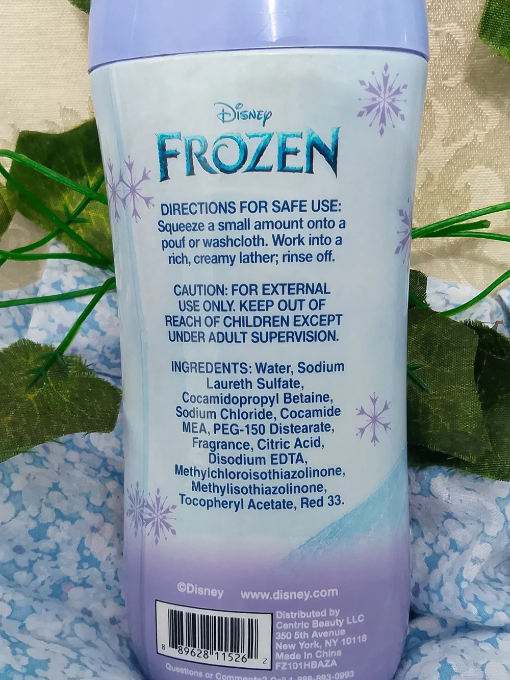 Disney's Frozen Elsa & Anna Body Wash • Frosted Berry Gentle Kids Bath Soap 8oz